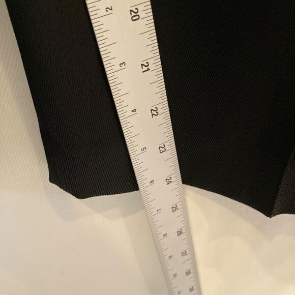 LOEWE Womens XXL High Waisted Tapered Zip Button Hem 100% Wool Trouser Pants NWT - Picture 11 of 14